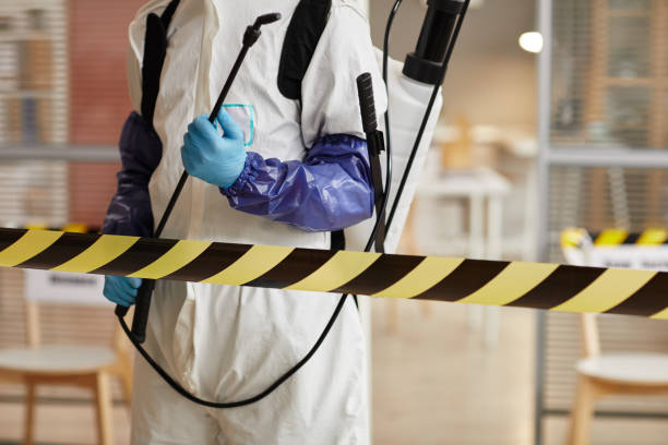 Professional Biohazard technician working in Woodstock, VA